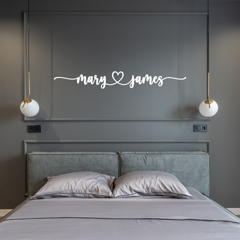 Personalized LoveLink Metal Wall Sign