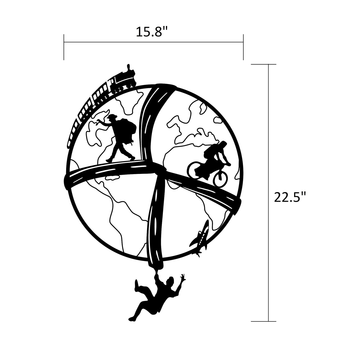 Adventure Metal Wall Art