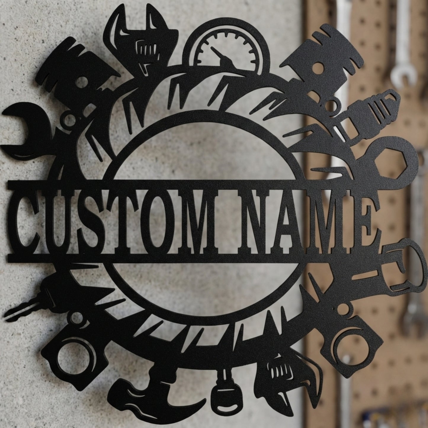 Personalized Garage Name Sign