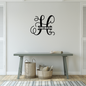 Personalized Monogram Metal Sign Calligraphy