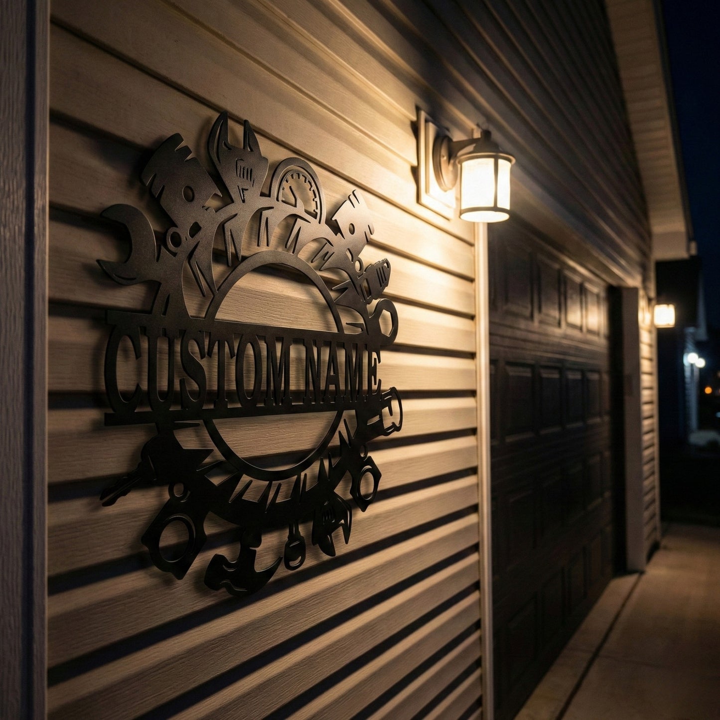 Personalized Garage Name Sign