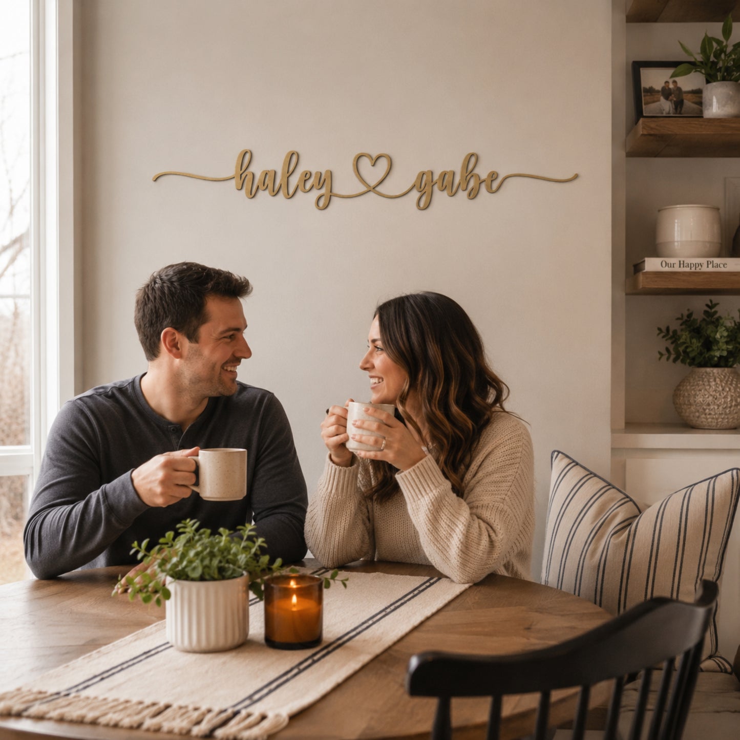 Personalized LoveLink Metal Wall Sign
