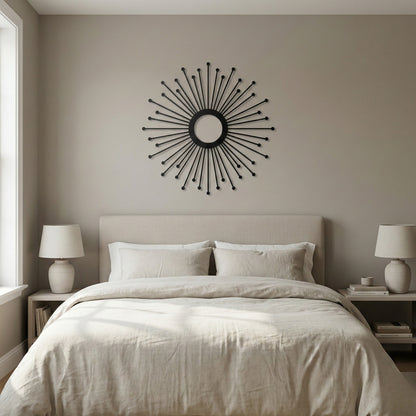 Sunburst Metal Wall Art