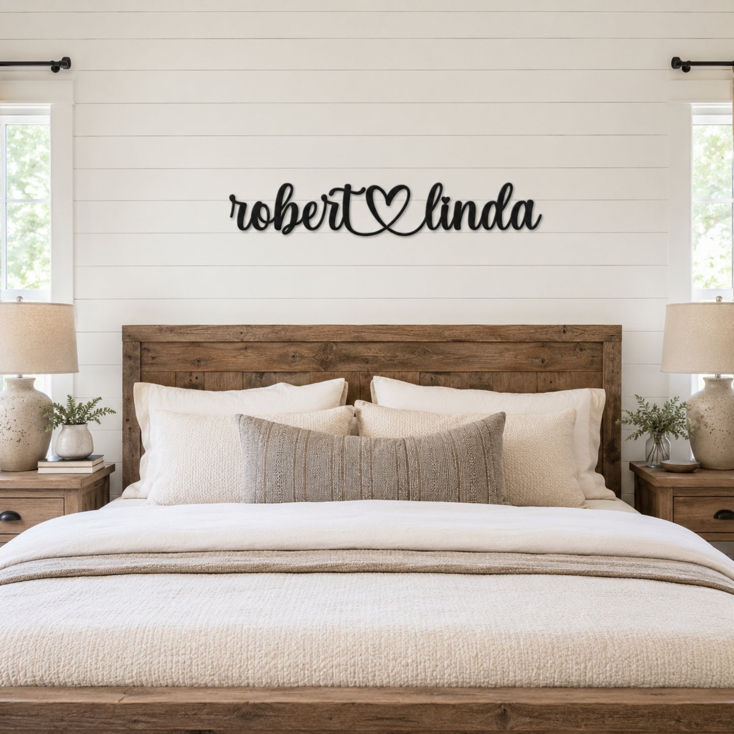 Personalized Couples Metal Wall Sign