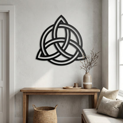 Celtic Trinity Knot Metal Wall Art