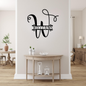 Personalized Monogram Metal Sign Calligraphy