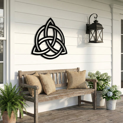 Celtic Trinity Knot Metal Wall Art