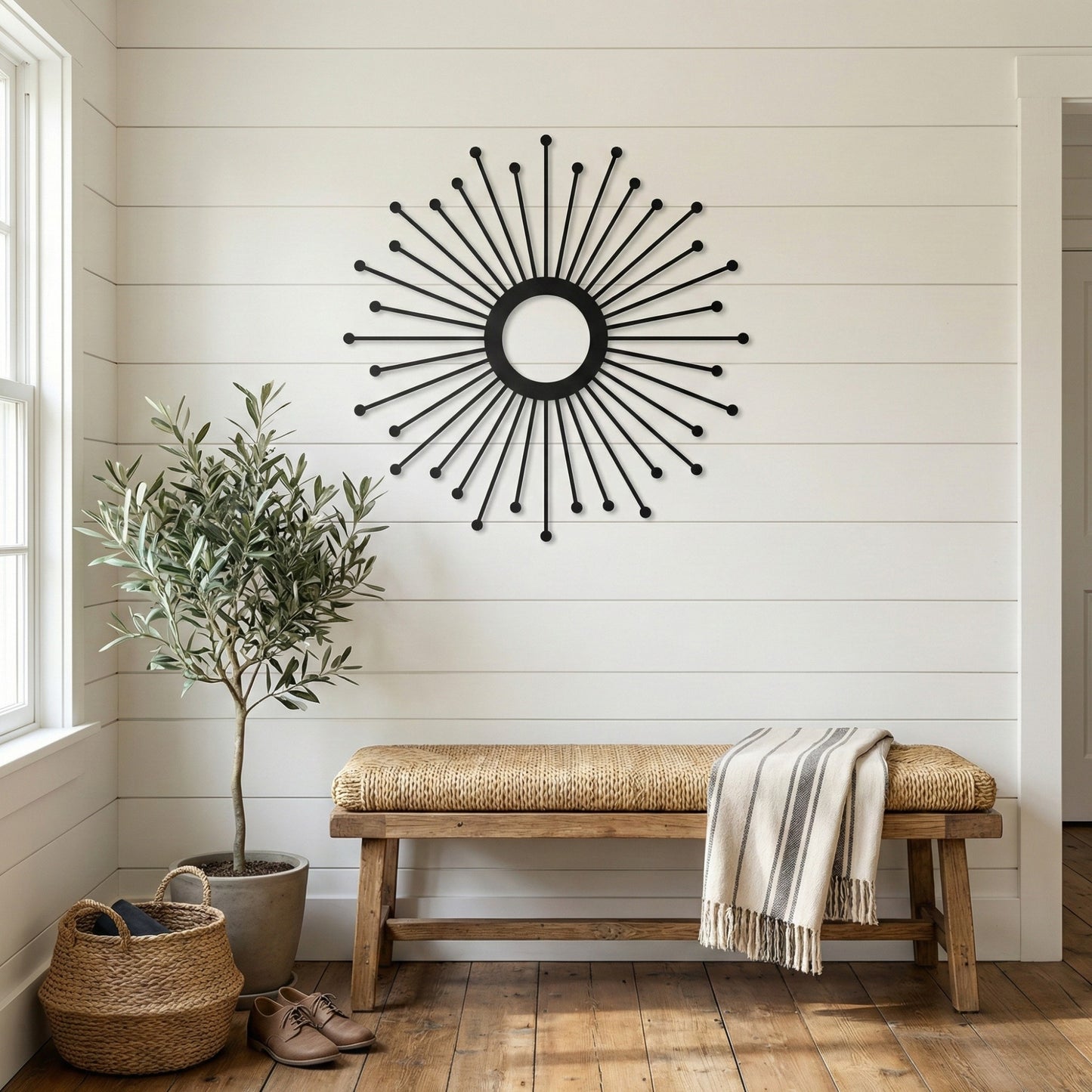 Sunburst Metal Wall Art