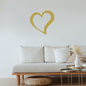 Single Heart Metal Wall Art
