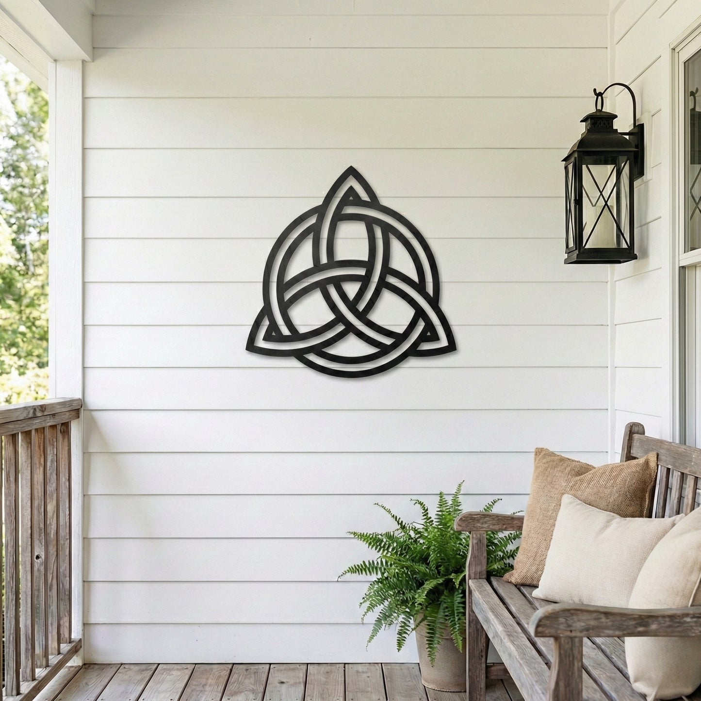 Celtic Trinity Knot Metal Wall Art