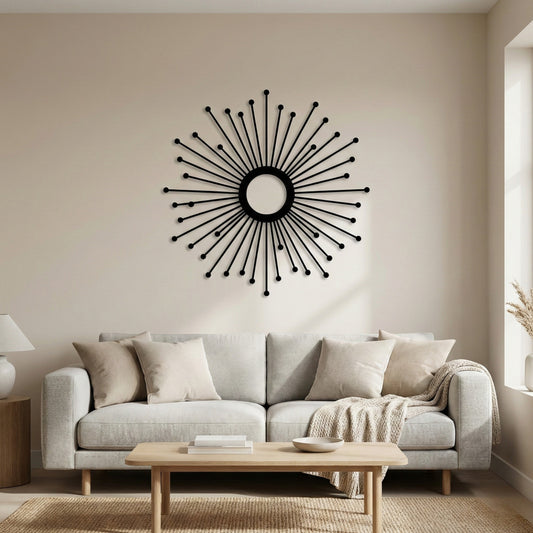 Sunburst Metal Wall Art