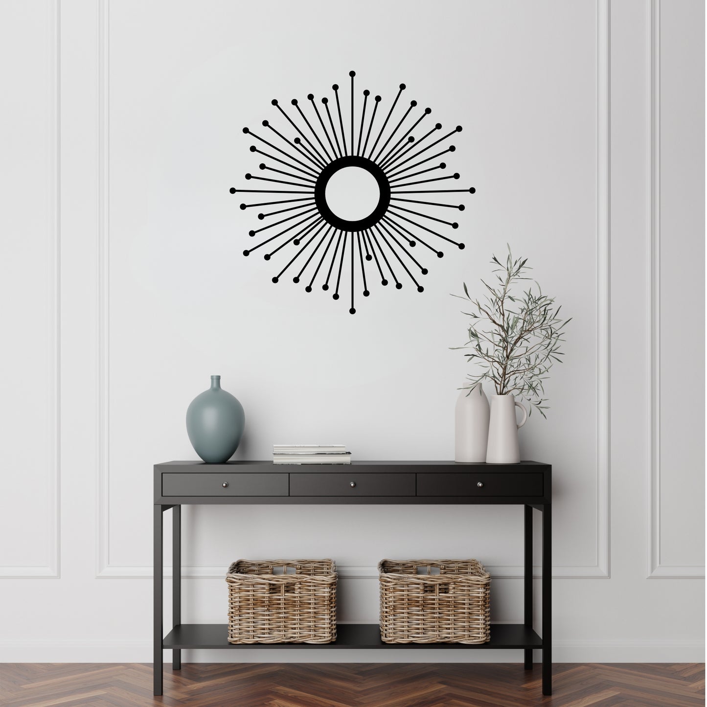 Sunburst Metal Wall Art
