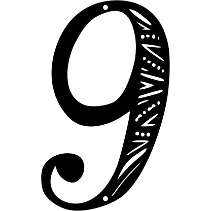 Henna House Numbers