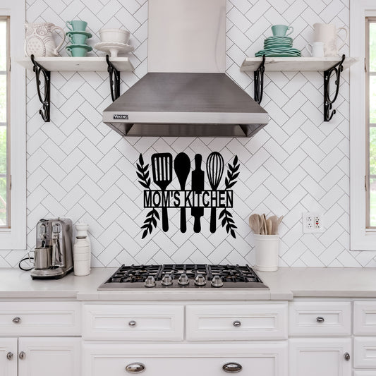 Personalized Kitchen Tools Metal Wall Art