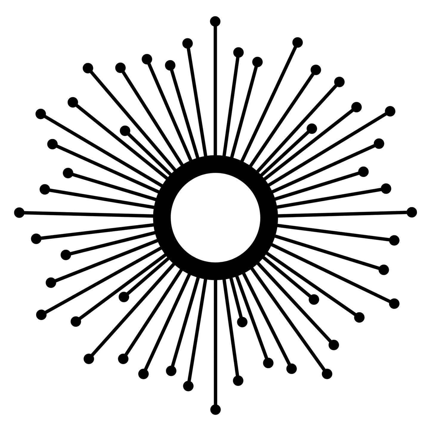 Sunburst Metal Wall Art