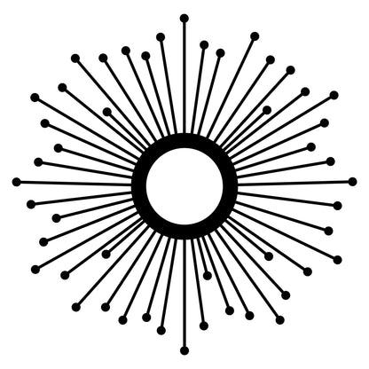 Sunburst Metal Wall Art