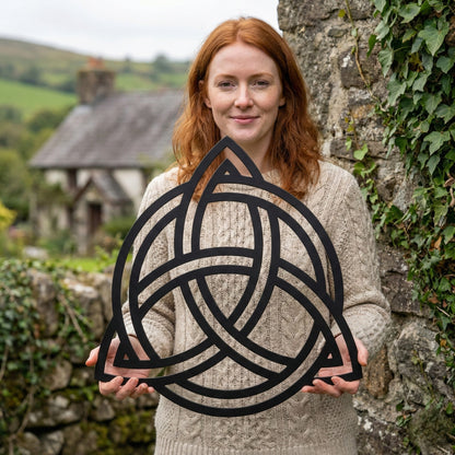Celtic Trinity Knot Metal Wall Art