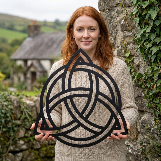 Celtic Trinity Knot Metal Wall Art