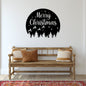 Merry Christmas Metal Wall Art