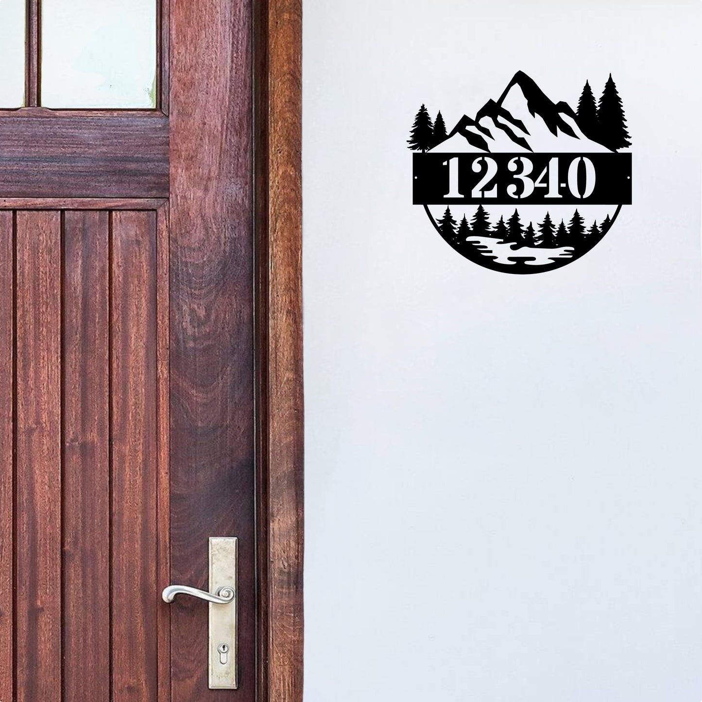 Mountain Address Metal Wall Art