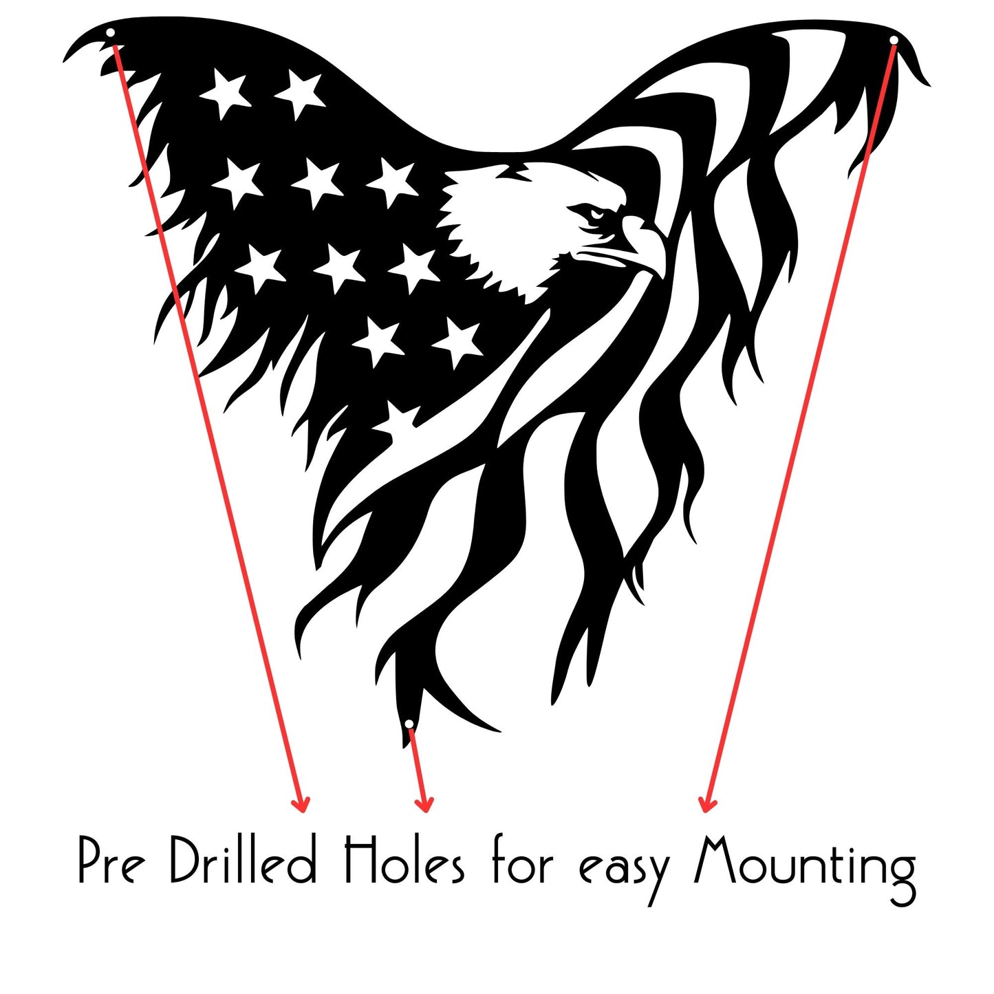 American Eagle Metal Wall Art