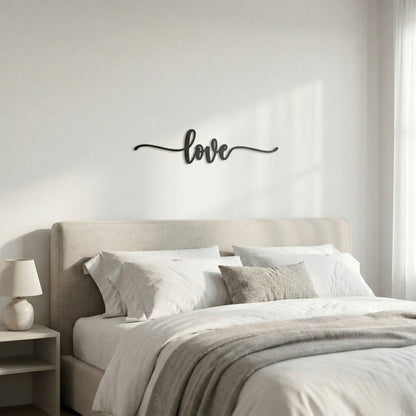 Love Script Decor Sign