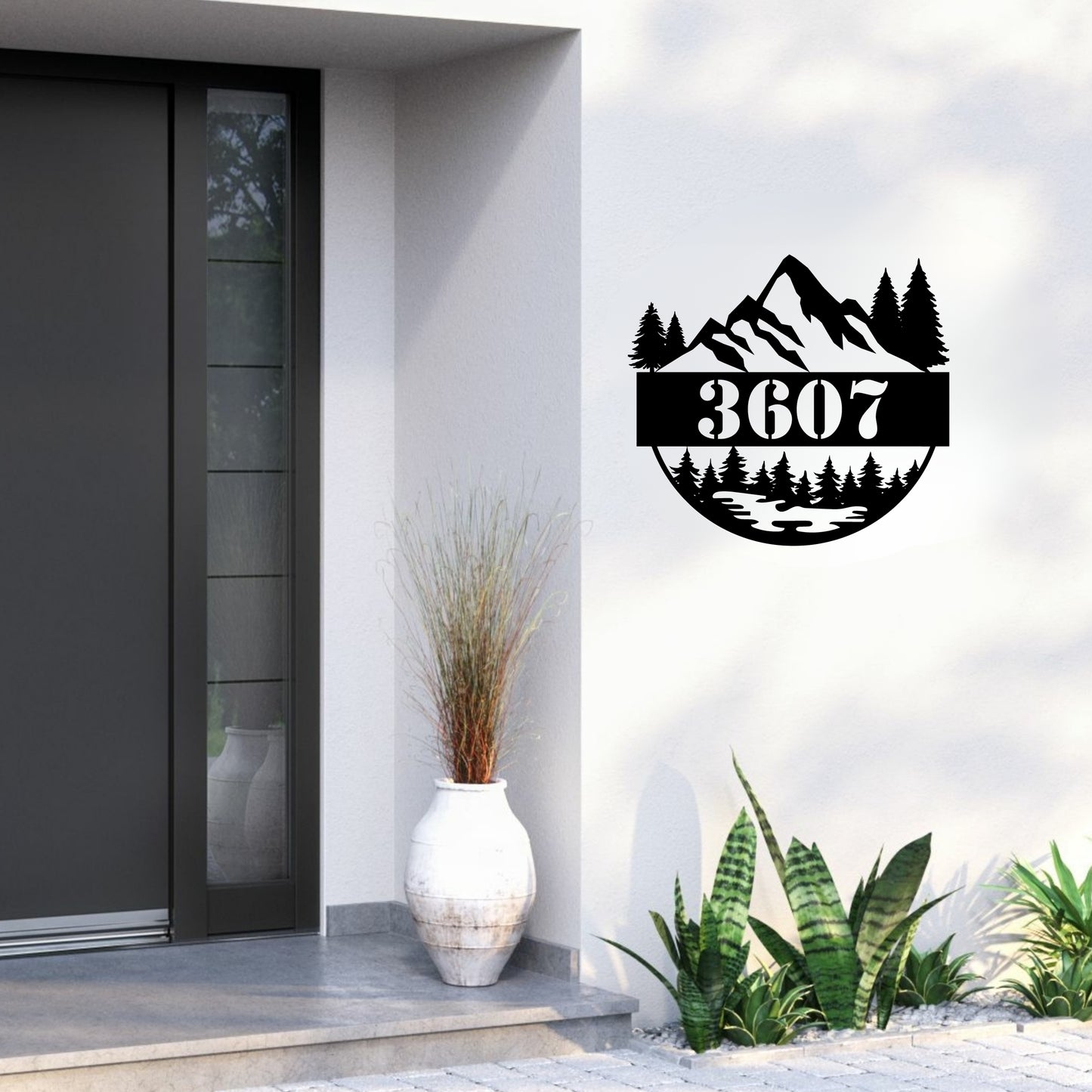 Mountain Address Metal Wall Art