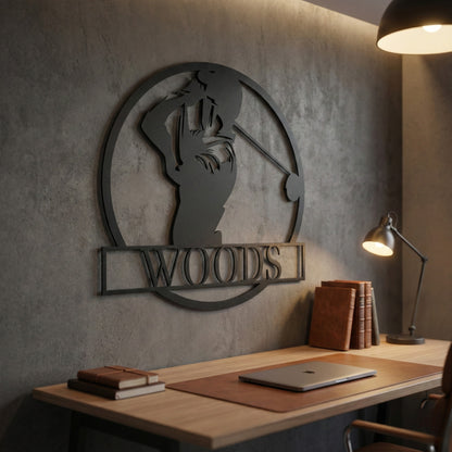 Custom Golf Metal Wall Art