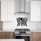 Personalized Kitchen Tools Metal Wall Art