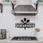 Custom Kitchen Utensil Metal Wall Art Sign - Personalized Text Design