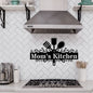 Custom Kitchen Utensil Metal Wall Art Sign - Personalized Text Design