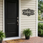 Ornamental Welcome Metal Wall Art Sign