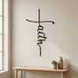 Faith Cross Metal Wall Art
