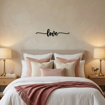 Love Script Decor Sign