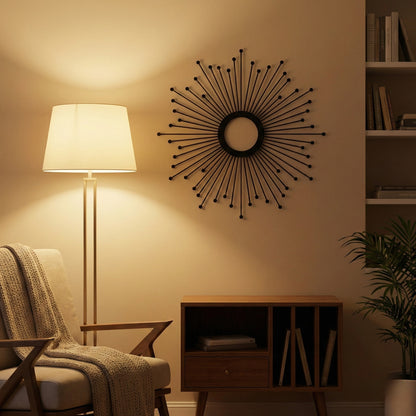 Sunburst Metal Wall Art