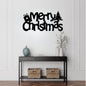 Merry Christmas Metal Wall Art