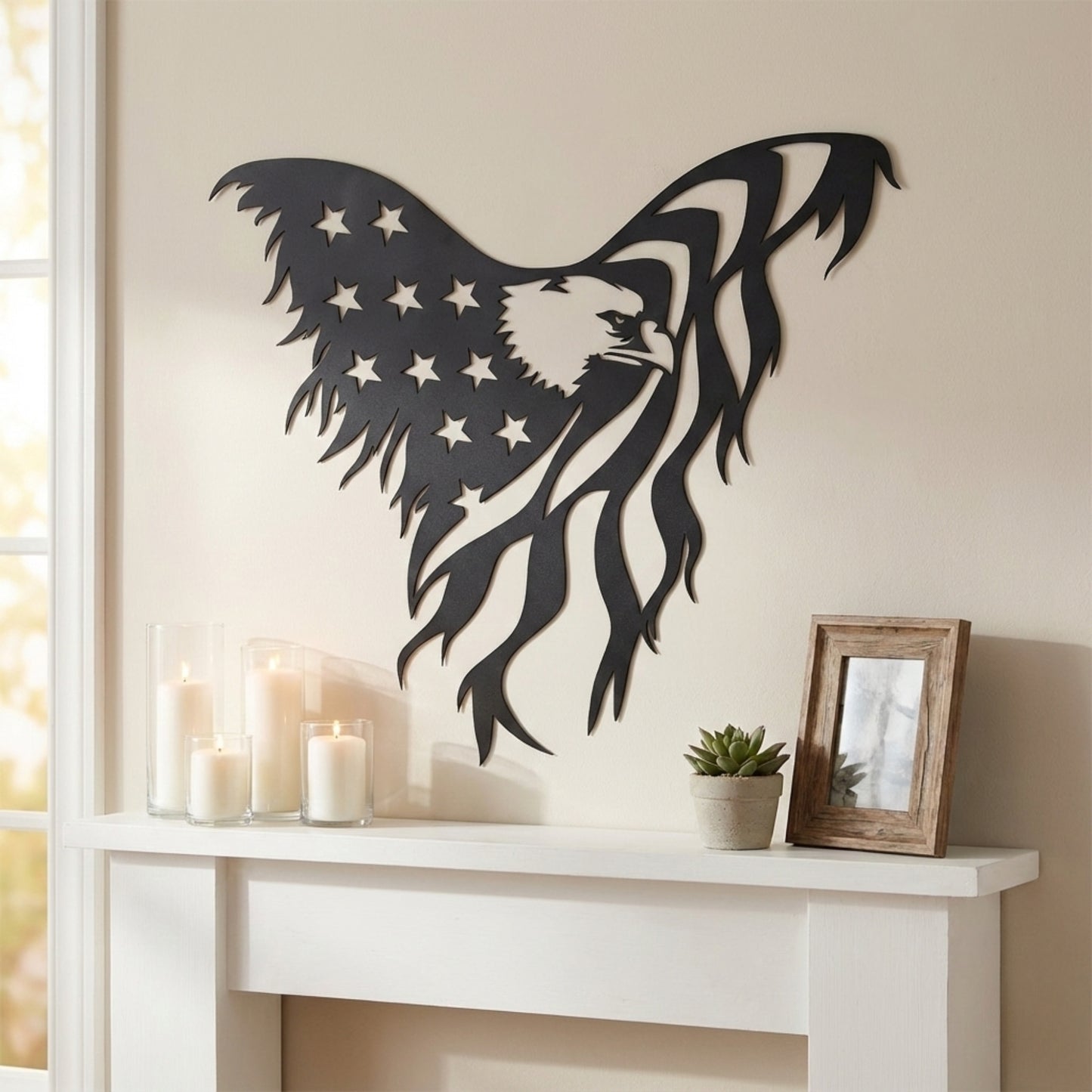 American Eagle Metal Wall Art