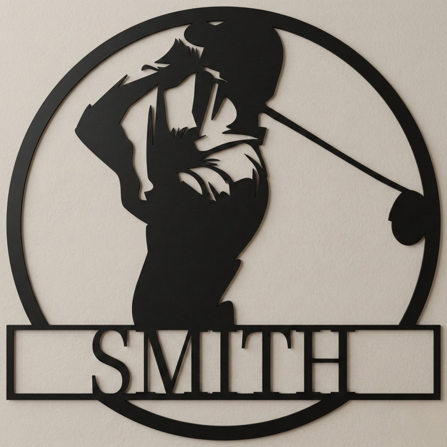 Custom Golf Metal Wall Art