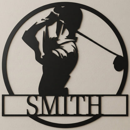 Custom Golf Metal Wall Art