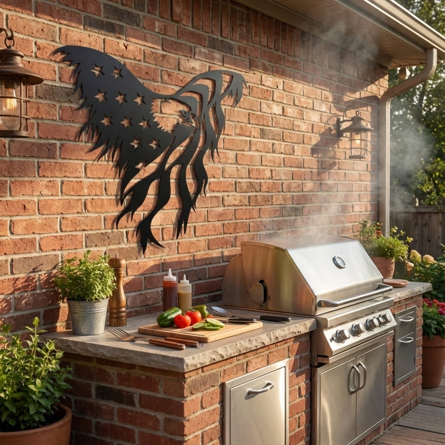 American Eagle Metal Wall Art