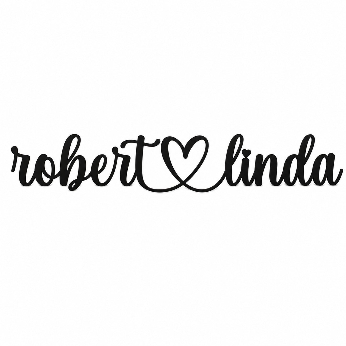 Personalized Couples Metal Wall Sign