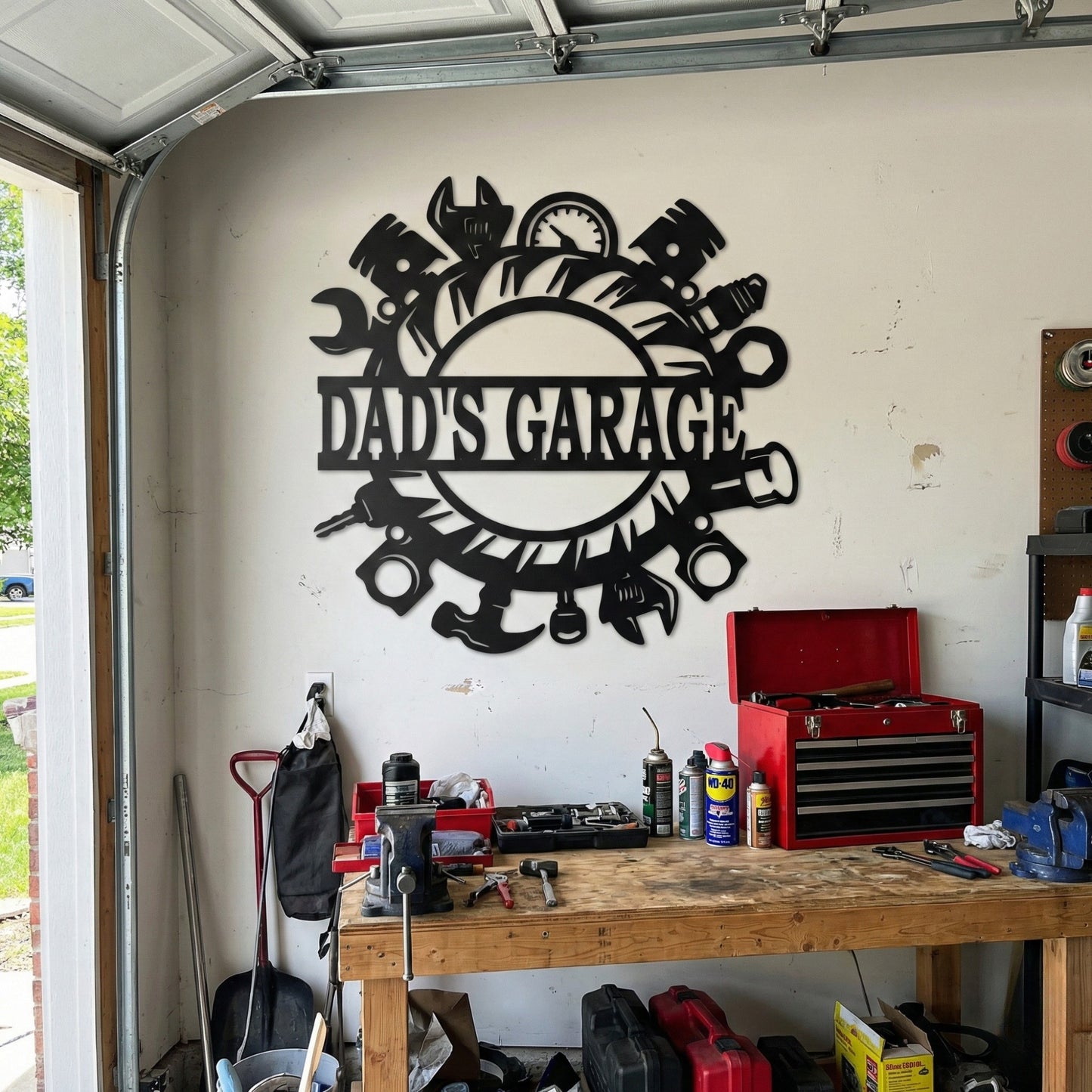 Personalized Garage Name Sign