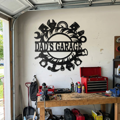 Personalized Garage Name Sign