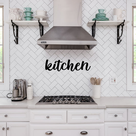 Script Metal Room Name Wall Signs