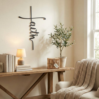 Faith Cross Metal Wall Art