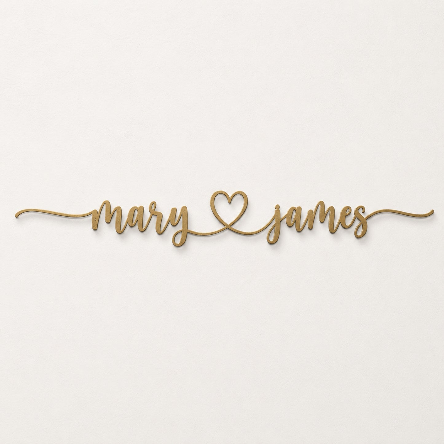 Personalized LoveLink Metal Wall Sign