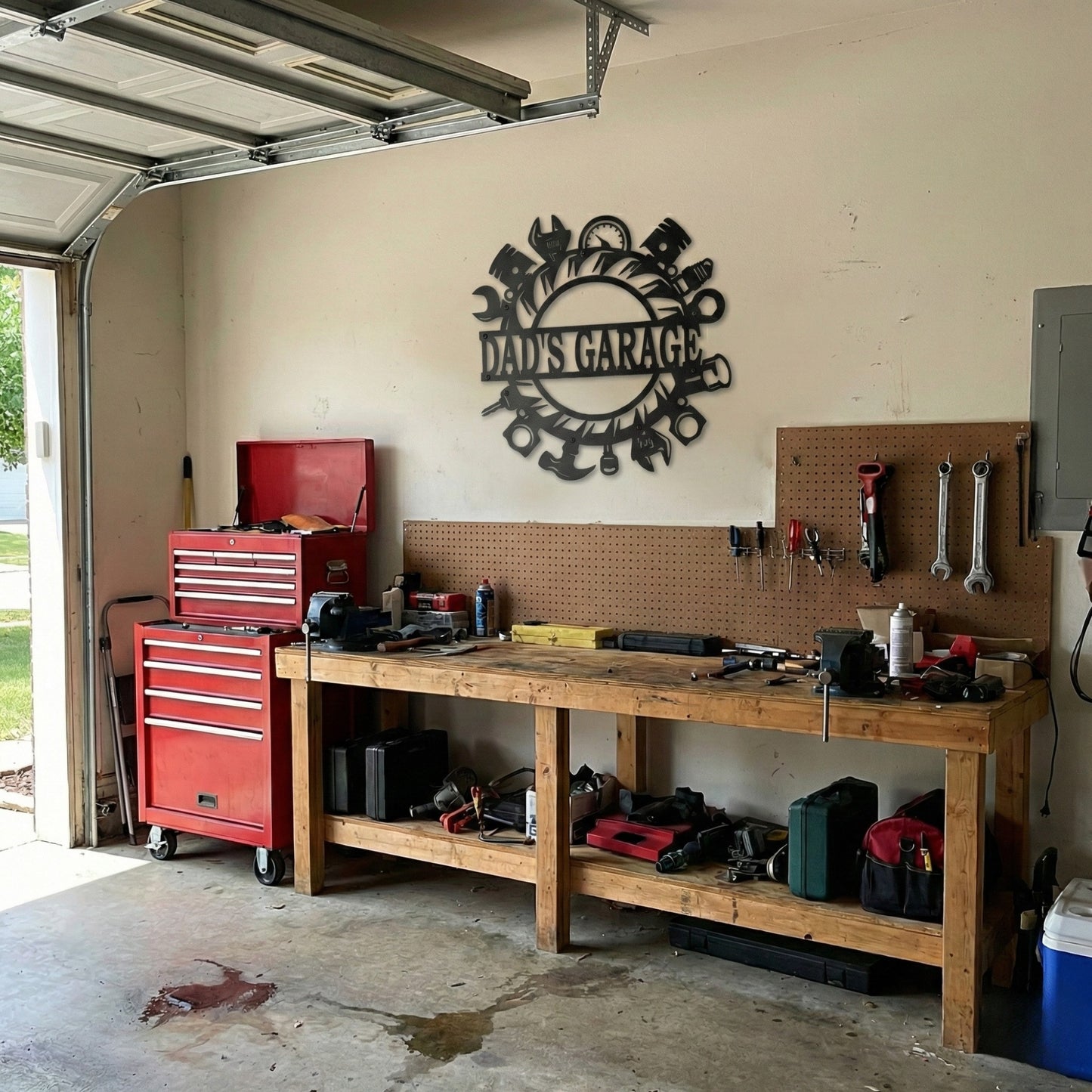 Personalized Garage Name Sign
