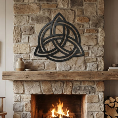 Celtic Trinity Knot Metal Wall Art