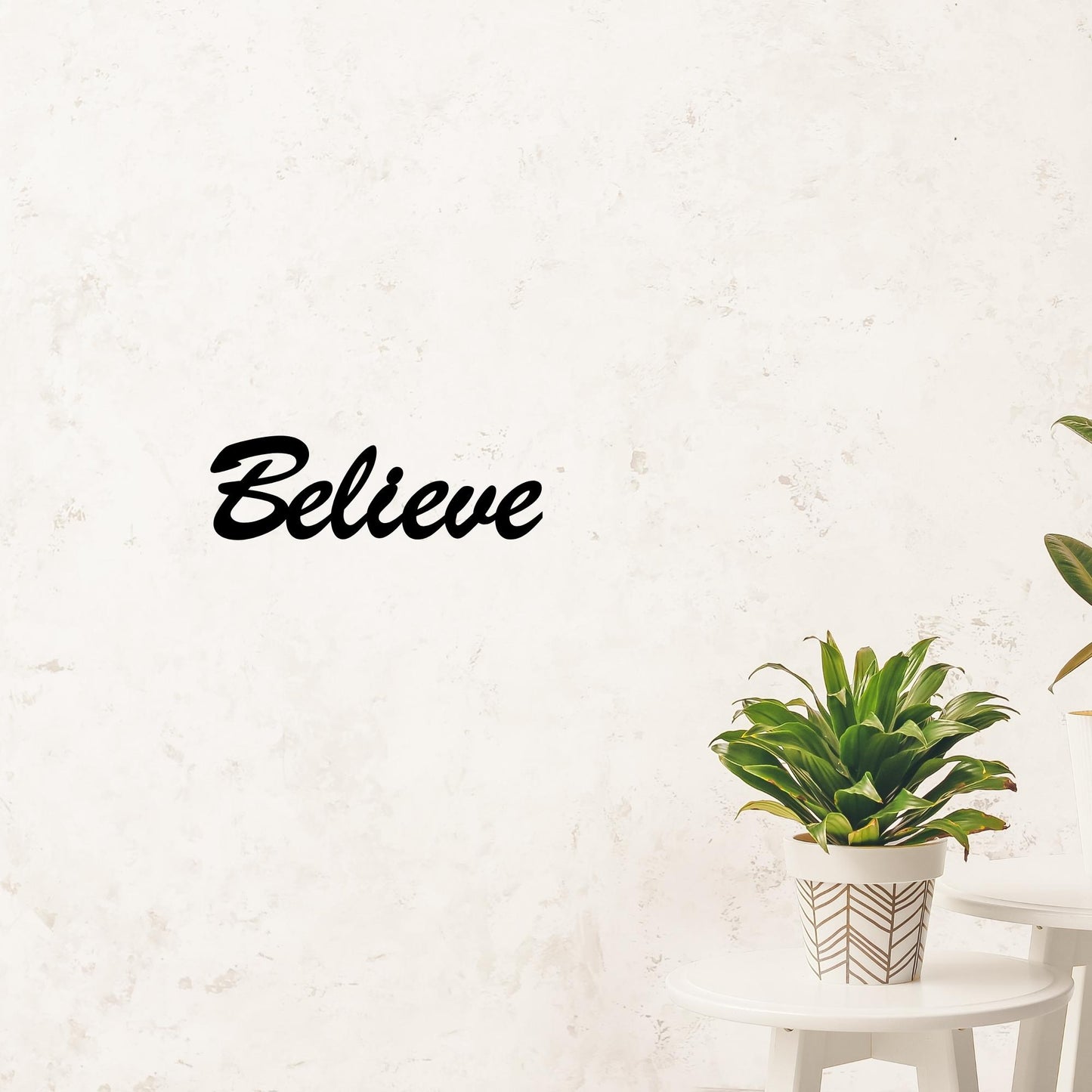 Believe Metal Wall Art
