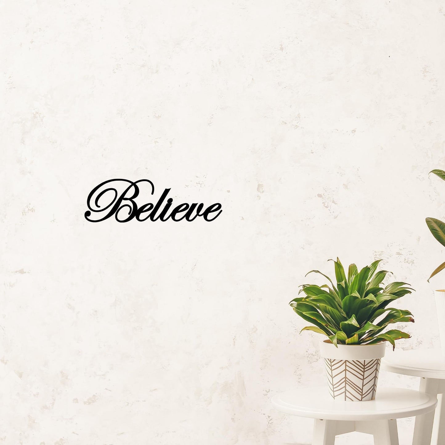 Believe Metal Wall Art